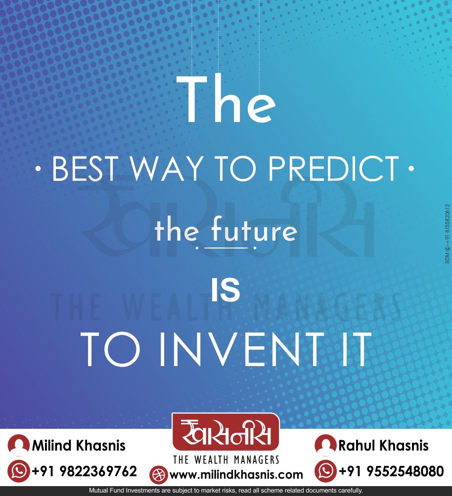 The best way to predict the future is to invest in it