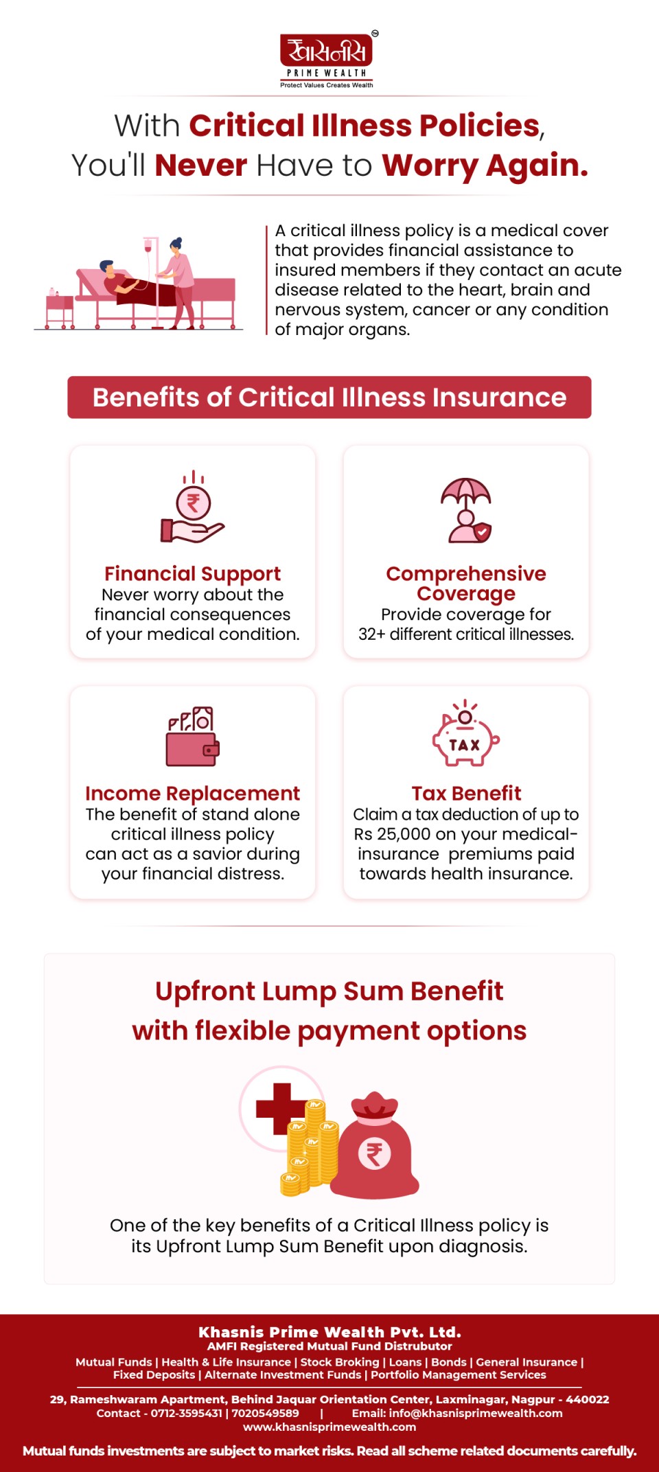 With Critical Illness Policies, You'll Never Have to Worry Again.